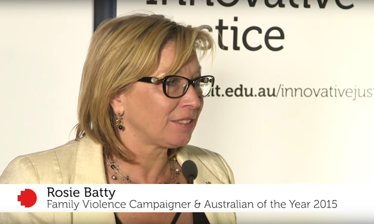 Rosie Batty Launches Family Violence Report RMIT University